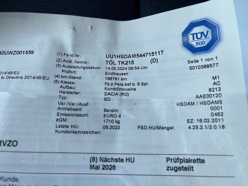Dacia Duster (2011) 1.6 16 V Klima - fotka 15 z 18
