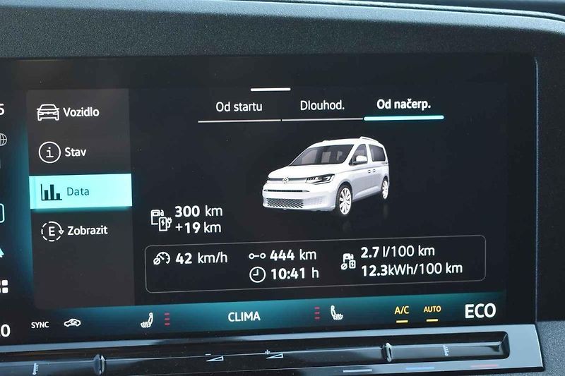 Volkswagen Caddy Cargo může mít dieselový, benzinový i plug-in hybridní pohon.