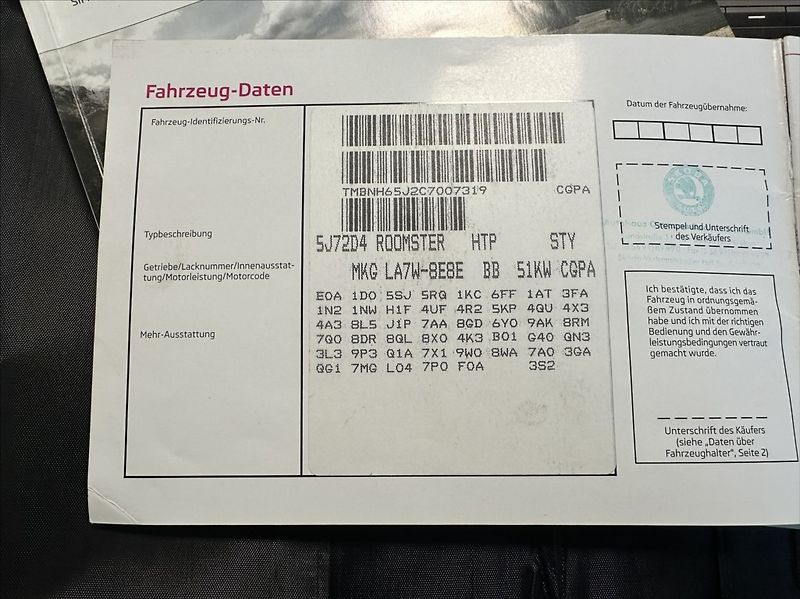 Škoda Roomster 1,2 HTP 69PS  Style - fotka 43 z 45
