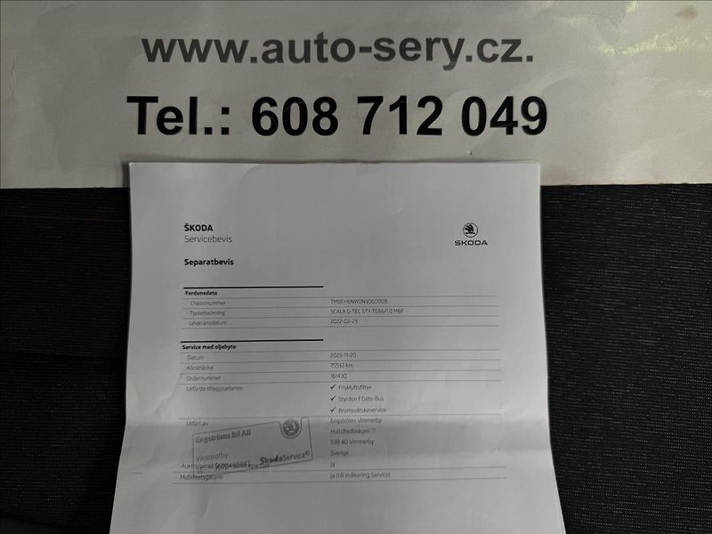Škoda Scala 1.0TGI STYLE ACC 2XKOLA LED - fotka 42 z 42
