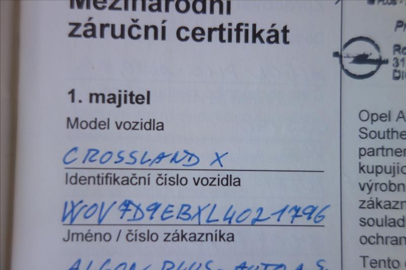 Opel Crossland X 1,2 T 96KW,ČR,SERVIS.KN.,AT. - fotka 35 z 38