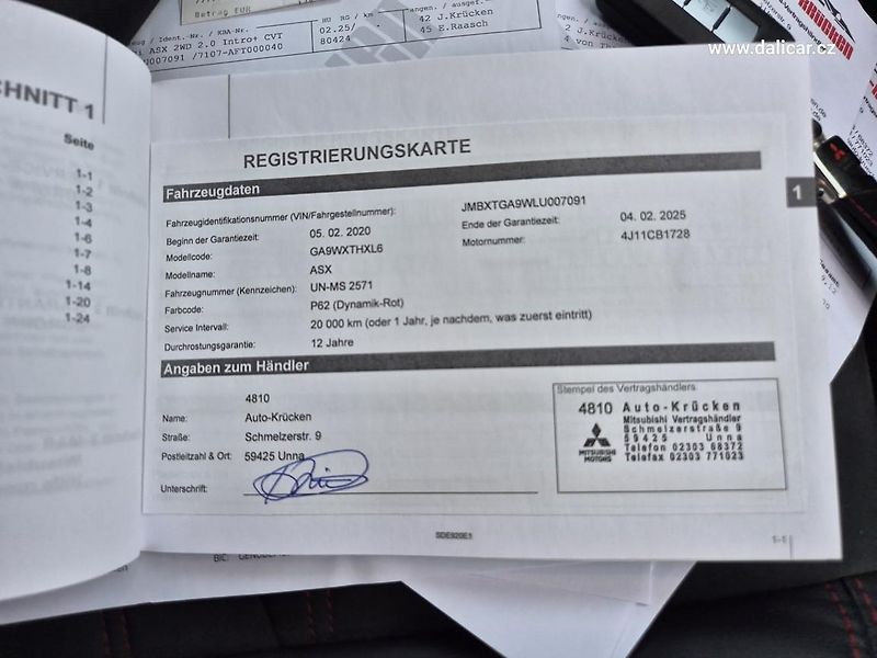 Mitsubishi ASX (2020) 2.0i CVT 110KW Intro Edition+ - fotka 47 z 53