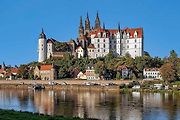 Německý hrad Albrechtsburg lze charakterizovat jako spojení impozantní středověké pevnosti a renesančního paláce.