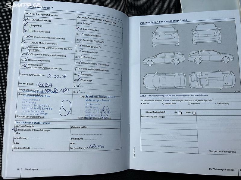 Volkswagen Golf (2015) 1.6 TDi 81KW servisni kniha - fotka 36 z 44