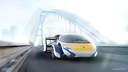 Předpokládaný design nové verze „létajícího automobilu“ od firmy AeroMobil.
