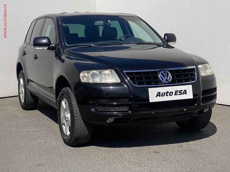 Volkswagen Touareg (2003) 2.5 TDi 4x4 R5, Šíbr, kůže - fotografie inzerátu