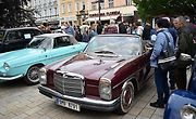 Tradiční sraz autoveteránistů na náměstí T. G. Masaryka v Prostějově. 18. května 2025