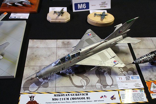 MiG 21 UM v měřítku 1:32., zdroj: Deník/Edvard D. Beneš