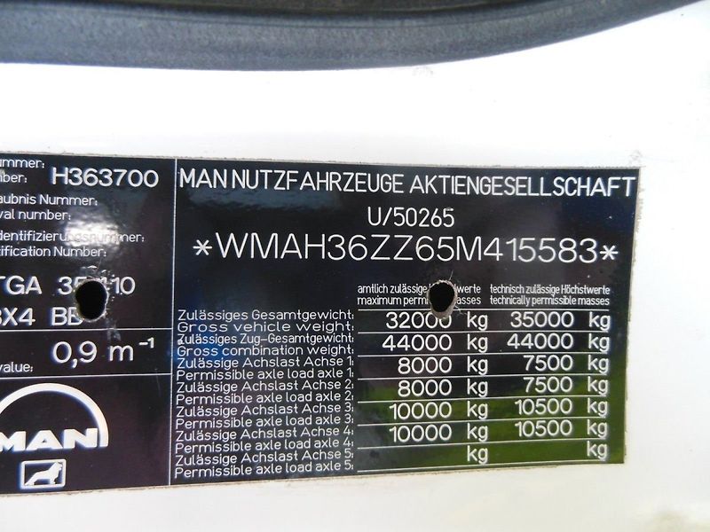 MAN TGA 35.410, 8X4, MIX + PUMPA 24M - fotka 29 z 30