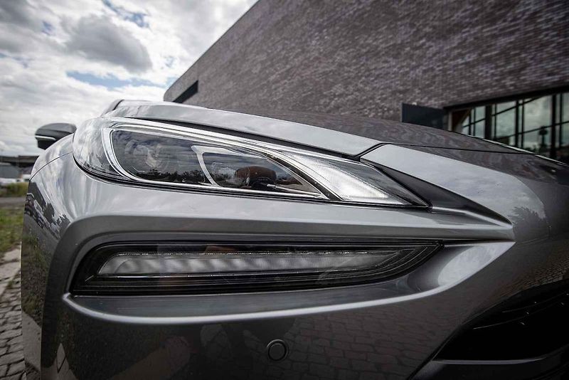 Prezentace vozidla Toyota Mirai, prvního auta na vodíkový pohon v ČR, které bude poprvé k vidění na Moravě, 19. srpna 2021 v Ostravě.