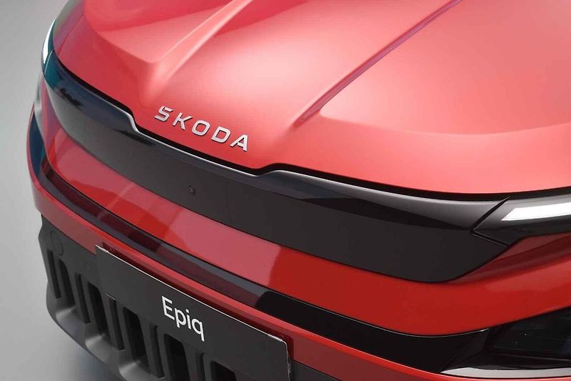 Epiq, nový malý typ elektromobilu automobilky Škoda, při své premiéře v Curychu.