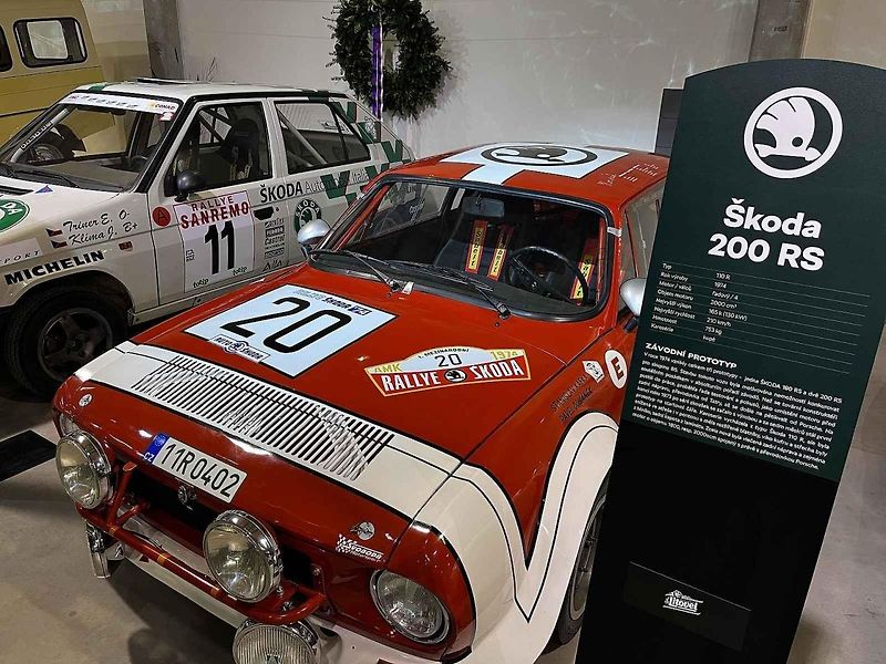 Výstava Pocta vozům Škoda na Výstavišti Kroměříž, 11. srpna 2023.