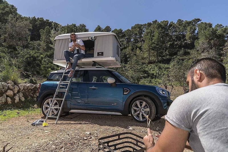 Střešní stan pro Mini Countryman.