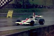 Graham Hill při závodě šampiónů v roce 1974.