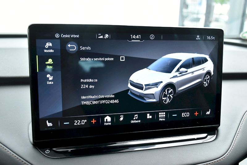 Škoda Enyaq (2022) 80 150Kw Desing paket Suite - fotka 18 z 34