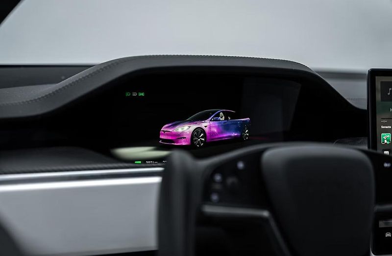 Tesla Model S Plaid AWD Tažné Yoke Panorama - fotka 21 z 25