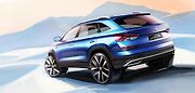 Skica nového SUV Škoda pro Čínu.