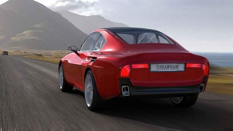 Moderní reinterpretace Škody 110 R od studia NOVAGUE.