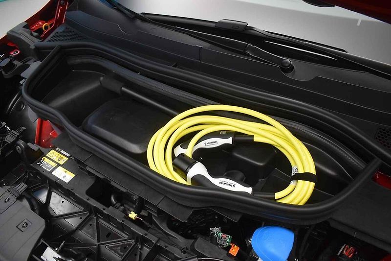 Epiq, nový malý typ elektromobilu automobilky Škoda, při své premiéře v Curychu.