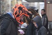 Tradiční Vánoční vyjížďka motorkářů zasněženým Krnovem na Štědrý den 24. 12. 2023