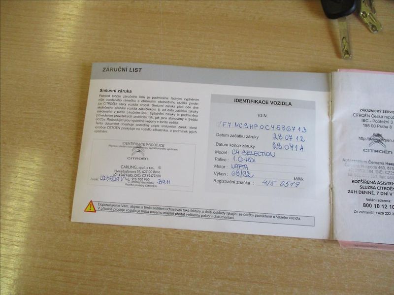 Citroën C4 1,6 HDi, klima,serv.kniha,CZ - fotka 20 z 24