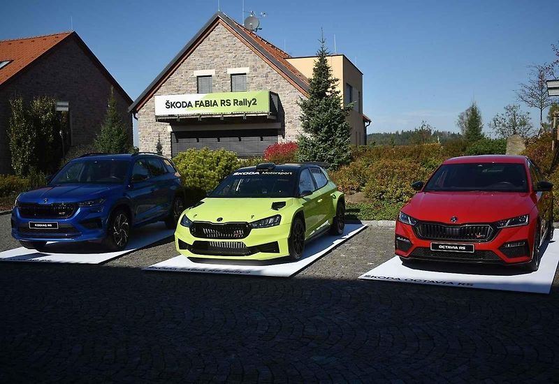 Elektrická verze rallyové fabie