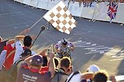 V cíli. Ale Zanardi při paralympiádě v Londýně 2012.