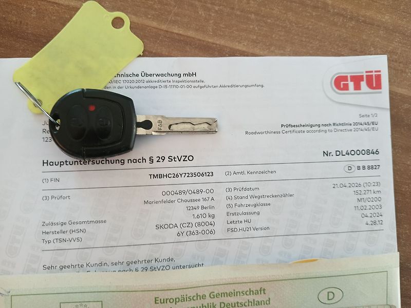 Škoda Fabia (2003) 1.4 16V Comfort Combi - fotka 20 z 20
