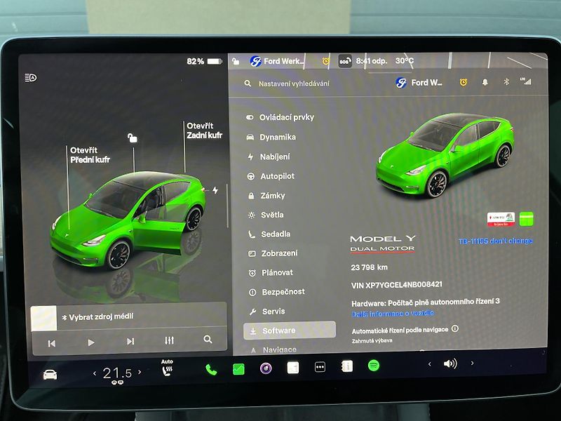 Tesla Model Y (2022) PERFORMANCE 393 Kw ,RYZEN,DPH - fotka 19 z 29