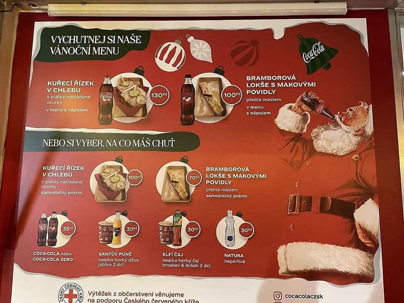 Vánoční kamion Coca-Coly se Santou dorazil do Frýdku-Místku, prosinec 2025.