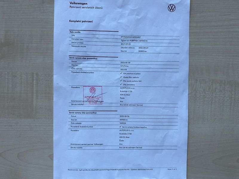Volkswagen Tiguan (2017) 2.0Tdi 140Kw DSG 4x4 - fotka 28 z 28