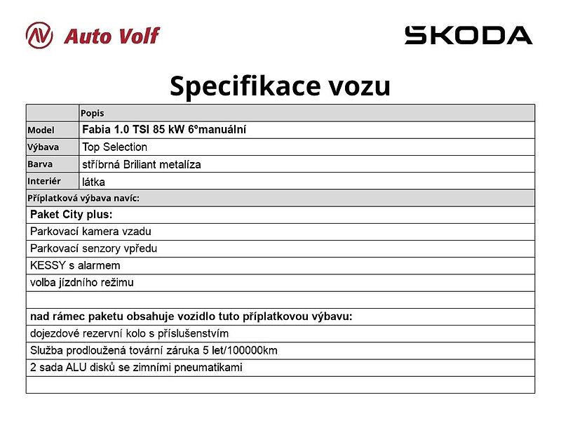 Škoda Fabia (2024) Top Selection 1.0 TSI 85 kW 6° - fotka 6 z 32