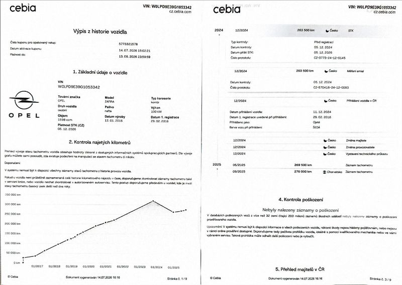 Opel Zafira 1,6 CDTi 100kW TOURER tažné - fotka 50 z 50