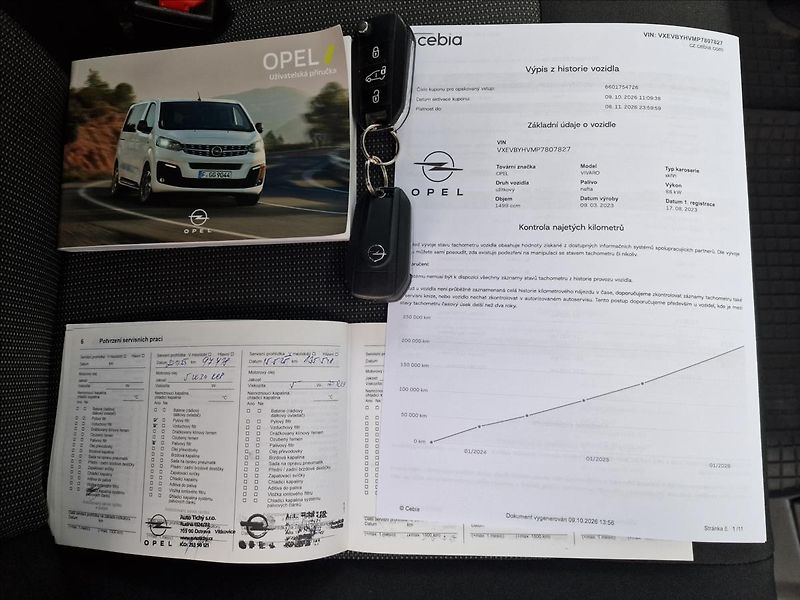 Opel Vivaro 1.5CDTI L1,původ ČR,1.Majitel - fotka 44 z 47