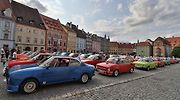 Setkání majitelů vozů Škoda 110R v Chebu.