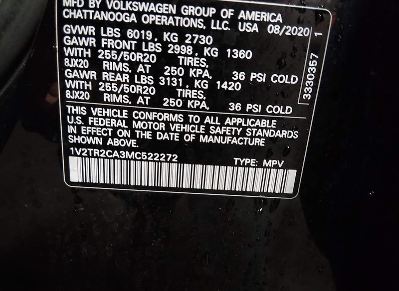 Volkswagen Atlas (2021) Auto na cestě - fotka 8 z 11