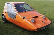 Tříkolový dvoumístný britský vůz Bond Bug. Foto: Wikimedia Commons, Mick, CC BY 2.0