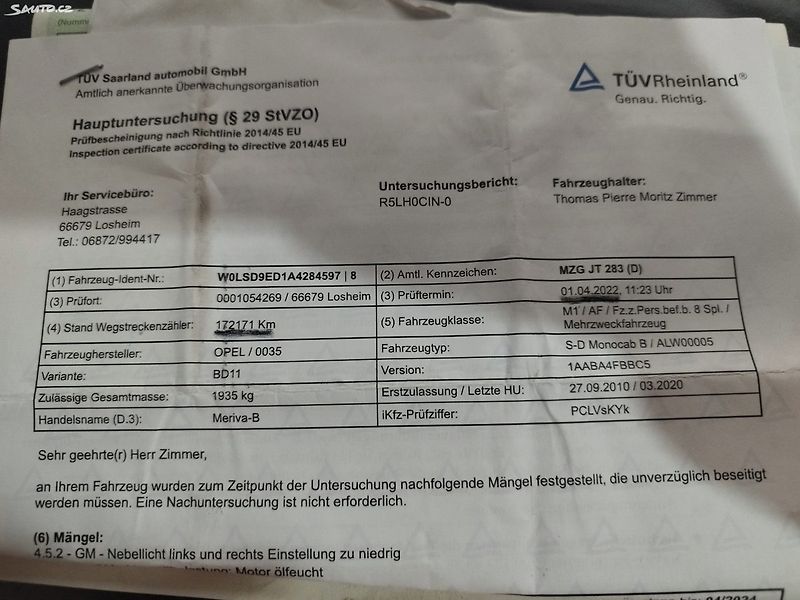 Opel Meriva (2010) - fotka 21 z 21