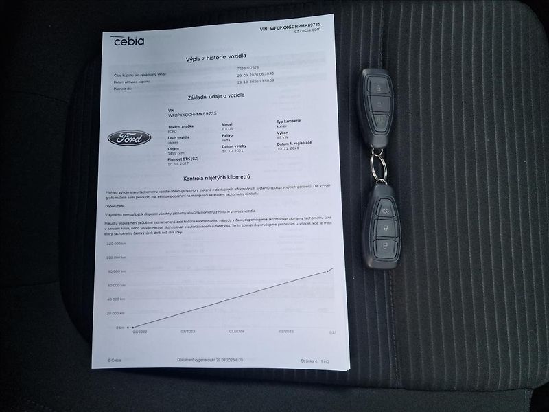 Ford Focus 1.5TDCI Titanium,ČR,1.Majitel - fotka 45 z 46