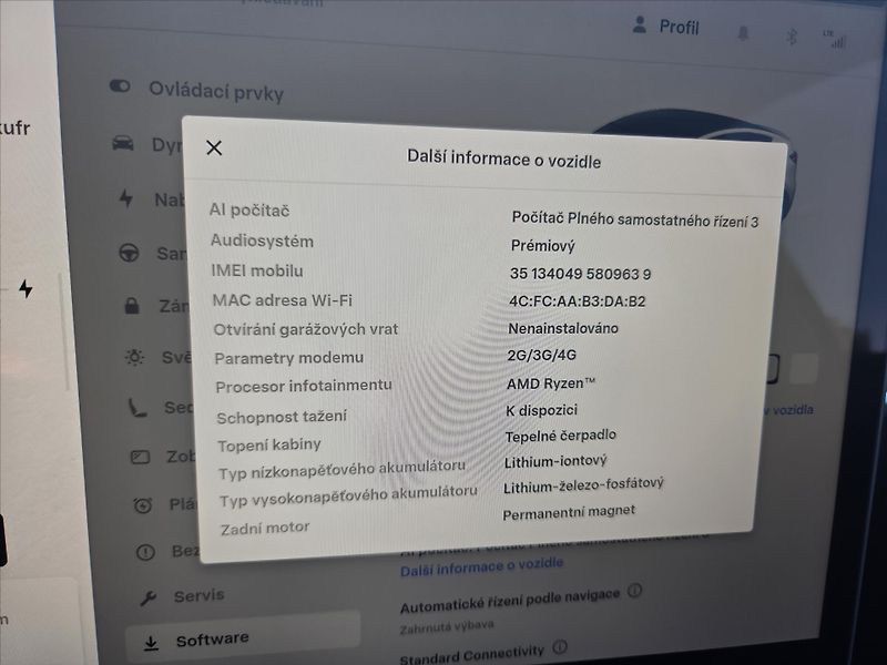 Tesla Model Y 0,0 LFP Ryzen Tažné Enhanced A - fotka 16 z 22