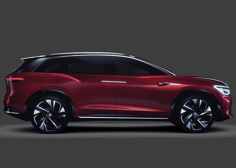 Koncept elektrického SUV Volkswagen ID. Roomzz