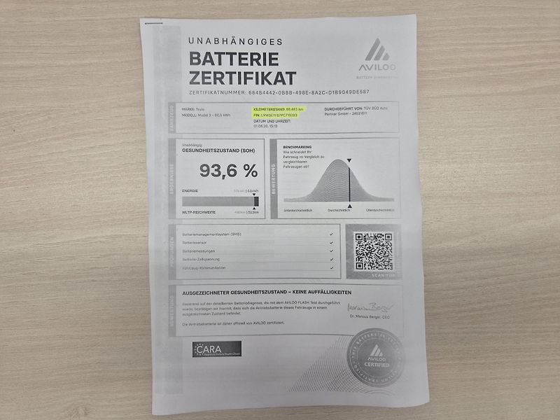 Tesla Model 3 STANDART RANGE 208kw SOH 93,6% - fotka 20 z 47