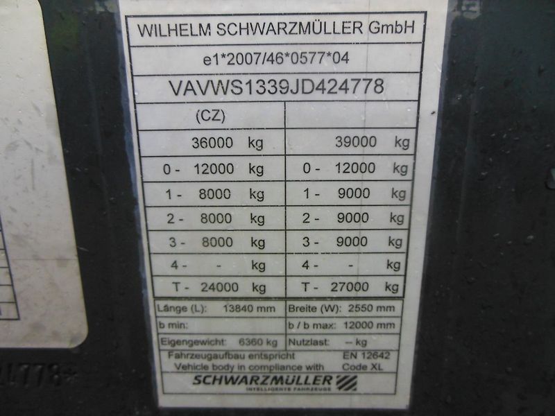 Schwarzmüller SPA 3/E, COIL MULDE, SAF, Zved - fotka 20 z 21