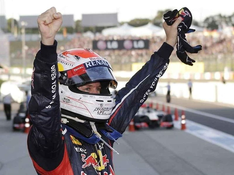Sebastian Vettel triumfoval ve Velké ceně Japonska.