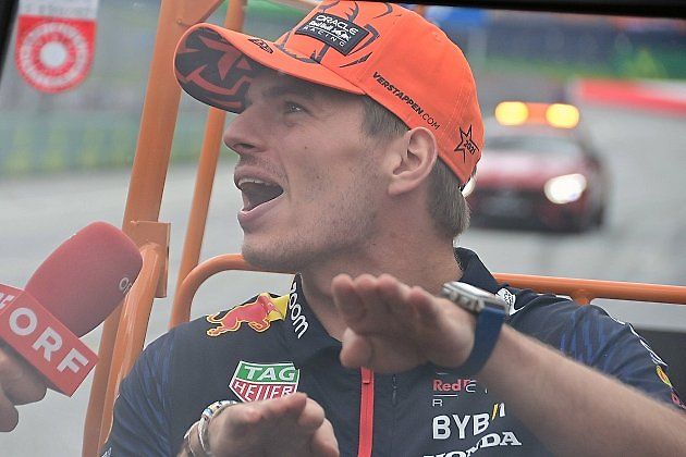 Max Verstappen na rakouském Red Bull Ringu, zdroj: ČTK/Hasan Bratic/SIPA/2307041753