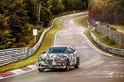 Alfa Romeo Stelvio Quadrifoglio na Nürburgringu.