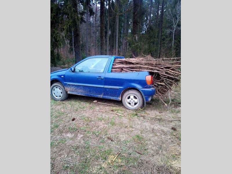 Volkswagen Polo pickup pana Antonína Matyáše.