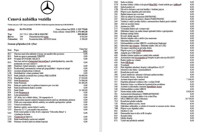 Mercedes-Benz GLA 200 d 4MATIC - fotka 16 z 17