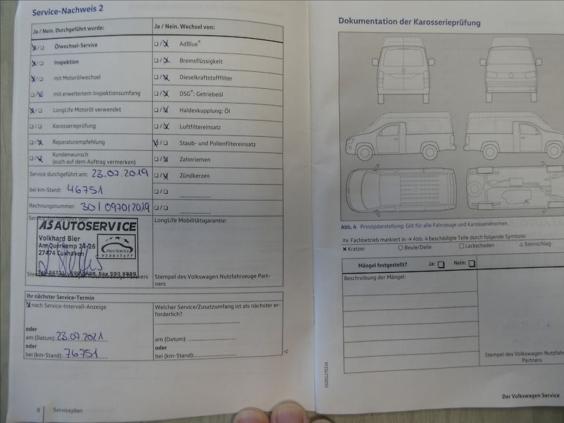Volkswagen Transporter 2,0 TDi 75kW 9.míst, serviska - fotka 37 z 43