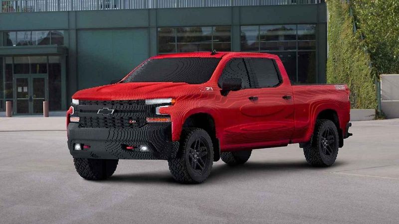 Chevrolet Silverado postavený z Lega